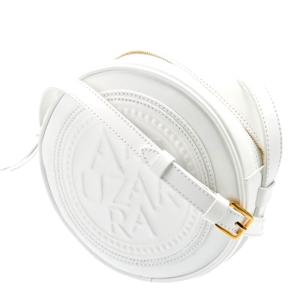 Altuzarra White Medallion Round Crossbody Bag / Shoulder Bag — image 8 of 8